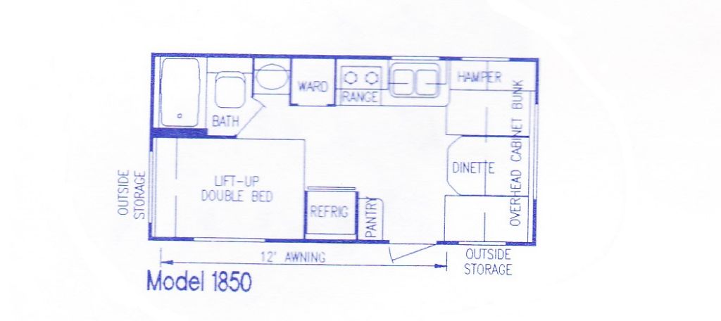 1999 nomad travel trailer floor plan